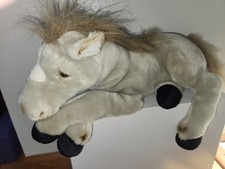 Antigo animal de pelúcia Chosun International cavalo bege/claro Brn*24" de comprimento*GUC comprar usado  Enviando para Brazil
