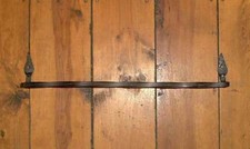 Barra de toalha de banho Leaf 18" ferro forjado torcido por PCBS Feliz em fazer trabalho personalizado comprar usado Barra de toalha de banho Leaf 18" ferro forjado torcido por PCBS Feliz em fazer trabalho personalizado comprar usado  Enviando para Brazil