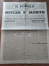 Morte hitler popolo usato Morte hitler popolo usato  Castellammare di Stabia