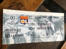Ticket lyon fenerbahce d'occasion  Jujurieux