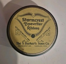 Máquina de escrever Stormcrest S. Barker's antiga rara lata + fita lacrada Cleveland , usado comprar usado  Enviando para Brazil