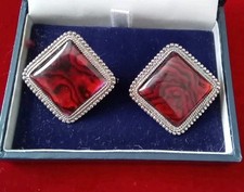 Silver tone red for sale  AYR