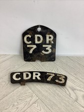 Vintage motorcycle registratio for sale Vintage motorcycle registratio for sale  TORQUAY