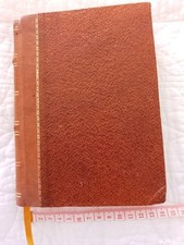 Tan leather bound for sale  STAFFORD