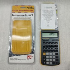 Construction master calculator for sale  Mooresville