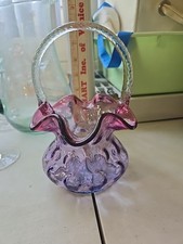 Fenton glass basket for sale  Saint Petersburg