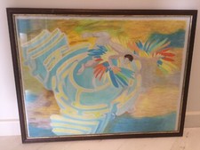 Grand tableau pastel d'occasion Grand tableau pastel d'occasion  Arinthod