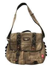 Bolsa carteiro DIESEL vintage militar multibolsos lavada utilitário desgastado Y2K comprar usado  Enviando para Brazil
