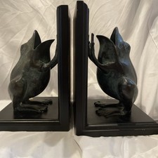 Frog book ends for sale  Strasburg