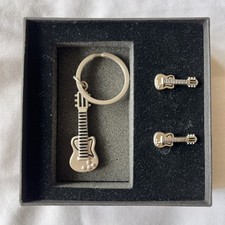 Electric guitar cufflinks for sale  LONDON