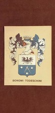 Stemma Bonomi - Todeschini Famiglia nobile Cromolitografia 1880 Annuario nobiltà comprar usado  Enviando para Brazil