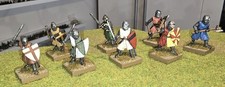 Painted crusader miniatures for sale  BIRMINGHAM