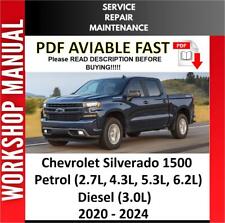 MANUAL DE OFICINA DE REPARO DE SERVIÇO CHEVROLET SILVERADO 2020 2021 2022 2023 2024 comprar usado  Enviando para Brazil