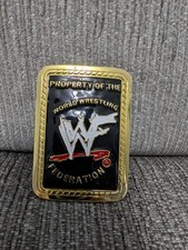Wwf logo plate for sale  ROTHERHAM