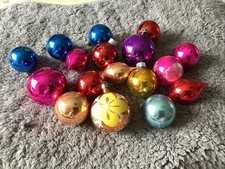 Vintage glass christmas for sale  HAVANT