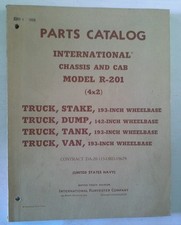 Parts catalog international for sale  La Crescenta