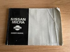 Nissan micra owner for sale  BOURNEMOUTH
