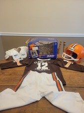 Conjunto de uniforme infantil Hutch Little Pros NFL com caixa Cleveland Browns tamanho médio comprar usado  Enviando para Brazil