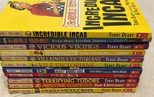 Horrible histories books for sale  WREXHAM