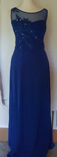 Ballkleid lang blau gebraucht kaufen  Pfaffenhofen a.d.Ilm