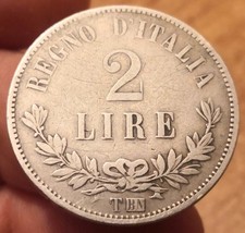 Moneta lire 1863 usato  Olbia