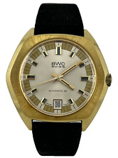 Goldene herrenarmbanduhr bwc gebraucht kaufen  Darmstadt