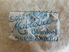 Vintage wool blanket for sale  MORPETH