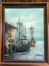 Vintage oil canvas for sale  KETTERING
