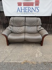 Grey leather ekornes for sale  BOSTON