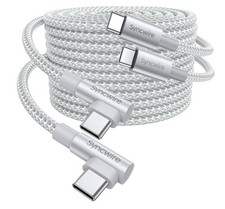 Paquete de 2 cables de carga rápida Syncwire 6,6 pies USB-C 60W de nailon trenzado segunda mano  Embacar hacia Mexico