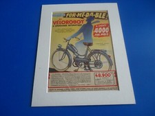 Publicite presse. velorobot d'occasion  Évreux