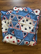 Triangle afghan crochet for sale  Coin