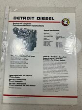 Usado, Folheto diesel Detroit - Série 60 motor offshore de petróleo comprar usado  Enviando para Brazil