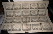 Feuille planche assignats d'occasion  Paris I