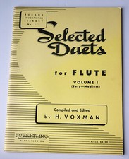DUETOS SELECIONADOS PARA FLAUTA VOL 1 VOXMAN ED RUBANK BIBLIOTECA EDUCACIONAL FÁCIL - MED comprar usado  Enviando para Brazil