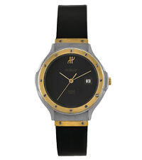 Relógio de quartzo feminino Hublot MDM Classic 1401.2 ouro amarelo 18k data aço 32 mm comprar usado  Enviando para Brazil