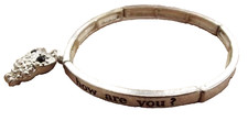 Silver tone curved for sale  EXMOUTH
