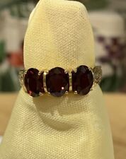 Ladies stone garnet for sale  EYE