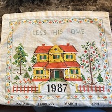 Vintage print linen for sale  Westville