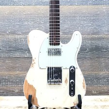 Fender Custom Shop anos 60 SFA HR Telecaster Custom relíquia pesada branca olímpica com estojo comprar usado  Enviando para Brazil