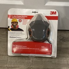 NOVO 3M Pro respirador multiuso drop down meia face 62023DHA1 validade 06/2027, usado comprar usado  Enviando para Brazil