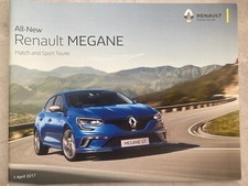 Usado, Folheto de vendas de carros Renault Megane mercado do Reino Unido - abril de 2017 comprar usado  Enviando para Brazil