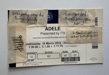 Adele 2016 tour for sale  CRAWLEY