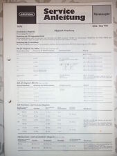 Riginal grundig service gebraucht kaufen  Dresden