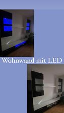 Wohnwand schwarz weiß gebraucht kaufen  Templin