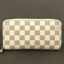 Usado, Bolsa carteira Louis Vuitton Damier Azur zíper ao redor longa branca/2BD0609 comprar usado  Enviando para Brazil