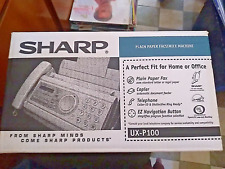 Fax de papel comum Sharp UX-P100 novo em folha! comprar usado  Enviando para Brazil