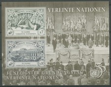 UNO Wien 1995 50 Jahre Vereinte Nationen Block 6 postfrisch (C14130) comprar usado  Enviando para Brazil
