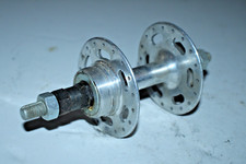 Cubo de bicicleta traseiro vintage Normandia prata 36H 122mm flange alta roda livre remetente dos EUA comprar usado  Enviando para Brazil