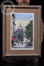 Framed watercolor illustration for sale  USA